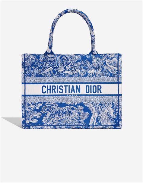 dior blue and white bag|original christian dior bag.